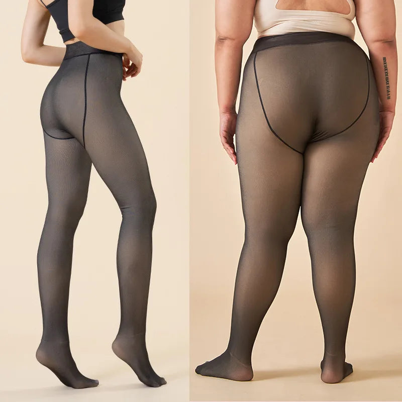 KIT MEIA CALÇA FORRADA TRANSLÚCIDA (COMPRE 1 LEVE 2)