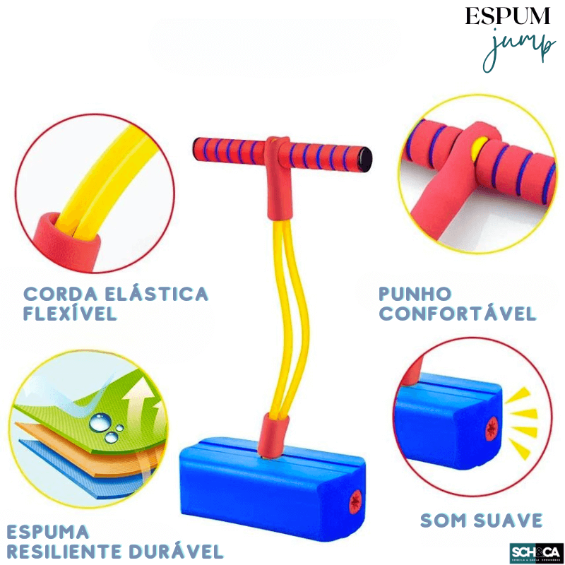 Salto de Sapo Divertido para Crianças - Espumjump