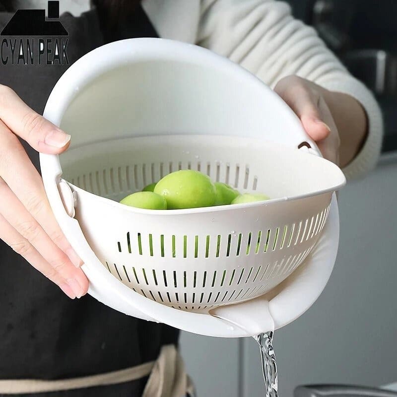Tigela para Lavar Alimentos - Limpeza Fácil - Alta Eficiência