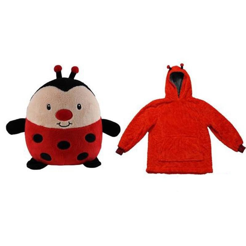 Agasalho infantil de pelúcia para o inverno