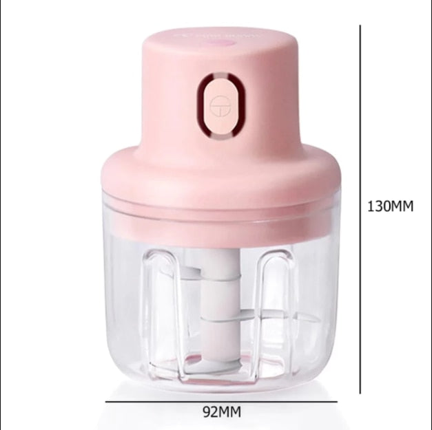 Mini Processador de Alimentos 250ml ROSA