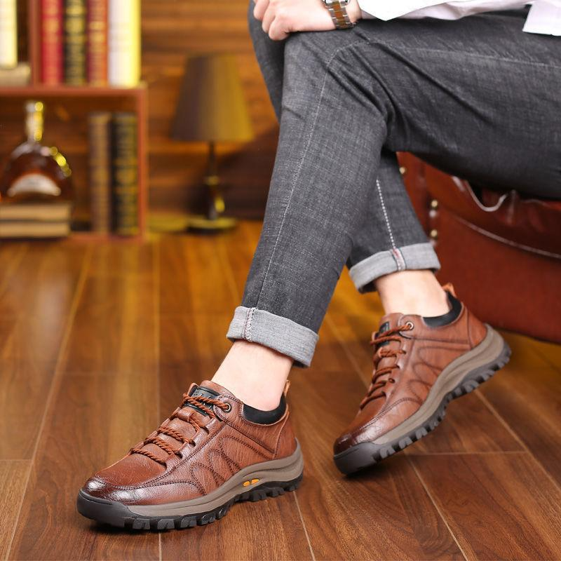 3 Sapatos Antiderrapante de Couro de Alta Qualidade - LEVE 3 PAGUE 1 | QUEIMA de ESTOQUE