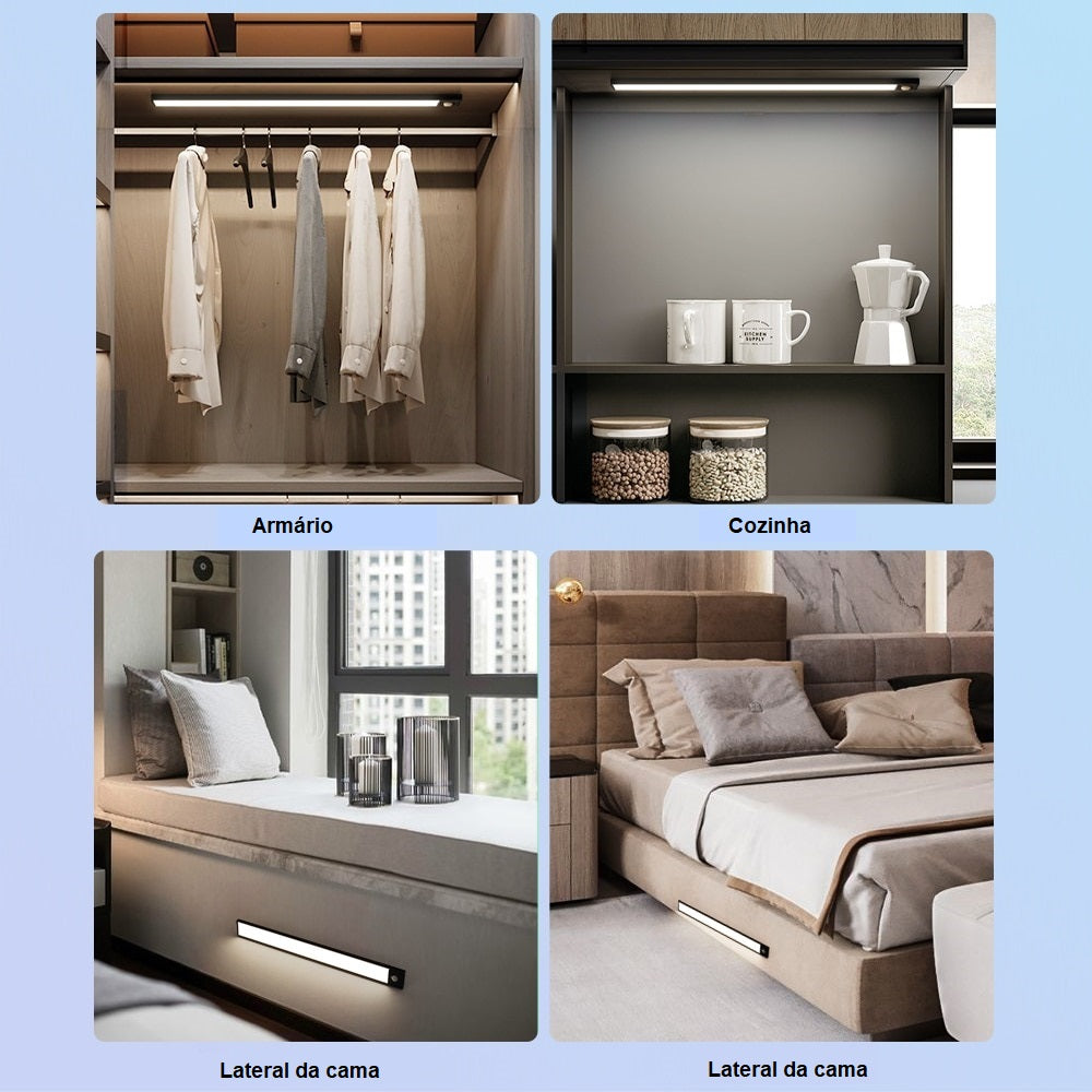 Luminária de LED com sensor de movimento - Loct Store