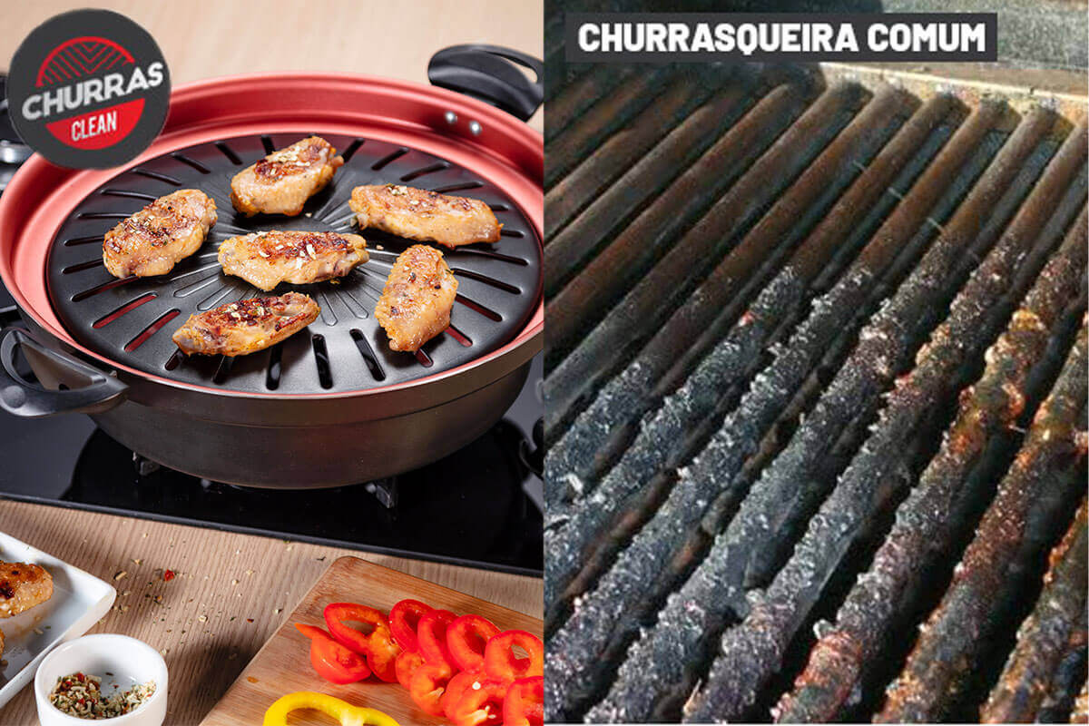 Panela Churrasqueira Antiaderente