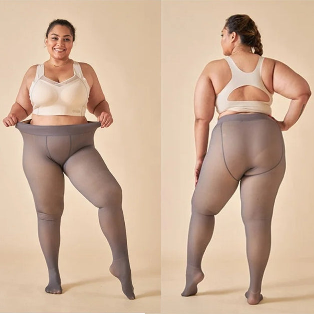 KIT MEIA CALÇA FORRADA TRANSLÚCIDA (COMPRE 1 LEVE 2)