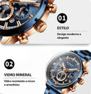 Relógio Masculino de Luxo Curren Chronograph