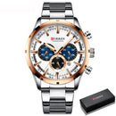 Relógio Masculino de Luxo Curren Chronograph
