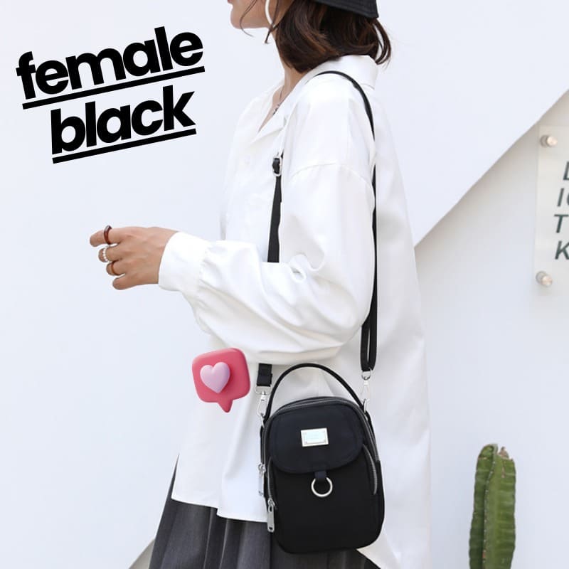 Bagzinha Female - 3 bolsos - Espaçosos & Divisórios