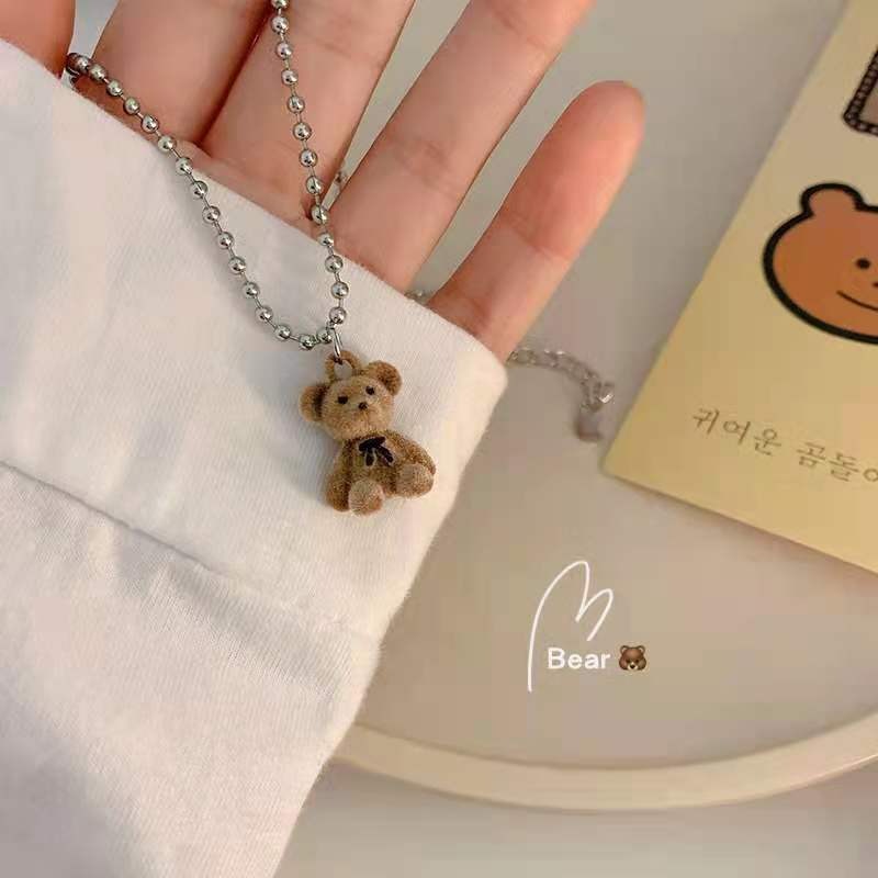 Colar com Pingente de Urso - Urso Fofinho - Confiança em Si