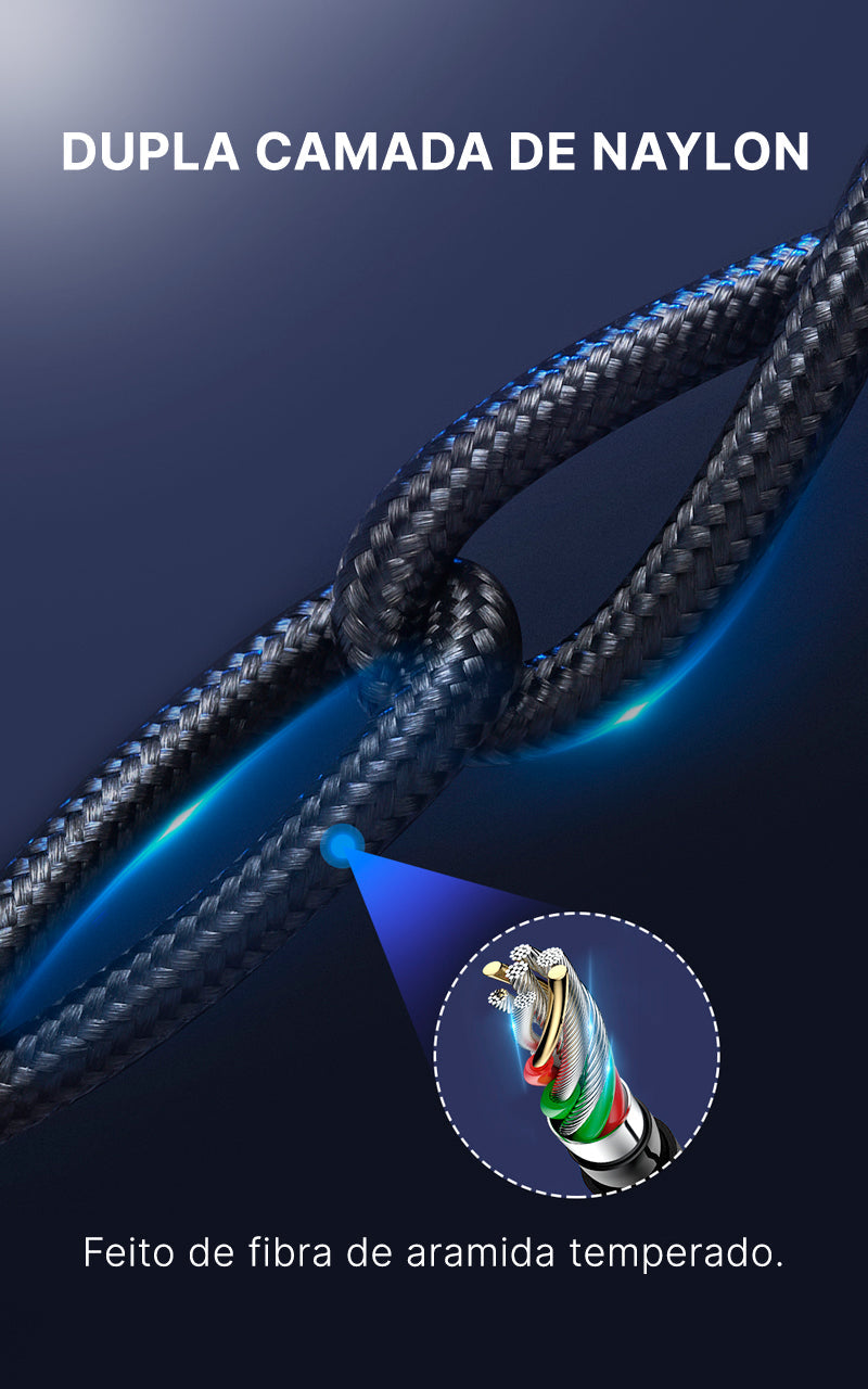 KIT 5 Carregadores Turbo PowerMAX para o seu Celular + Brinde