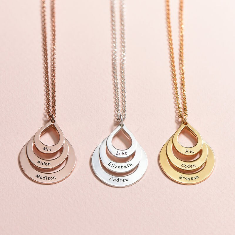 Colar Elos Personalizados - Presente Especial para o Dia das Mães