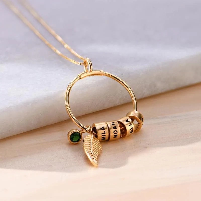 Colar Mãe Personalizado com Nome de Família ❤️