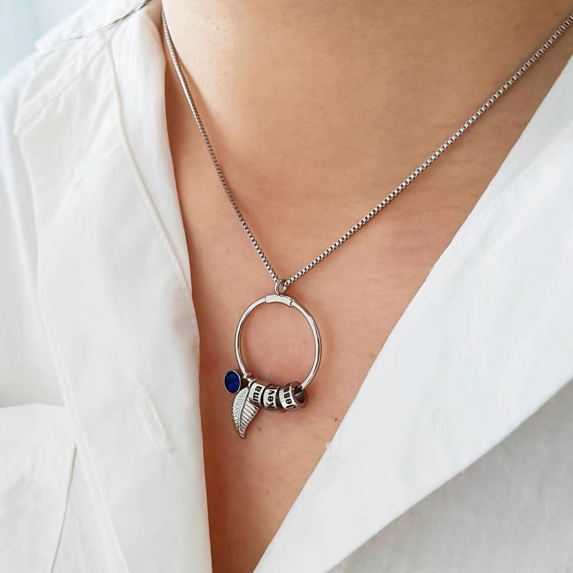 Colar Mãe Personalizado com Nome de Família ❤️