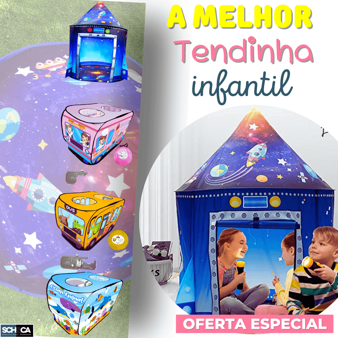 Tendinha Mágica para Aventuras Infantis - SpaceExplorer