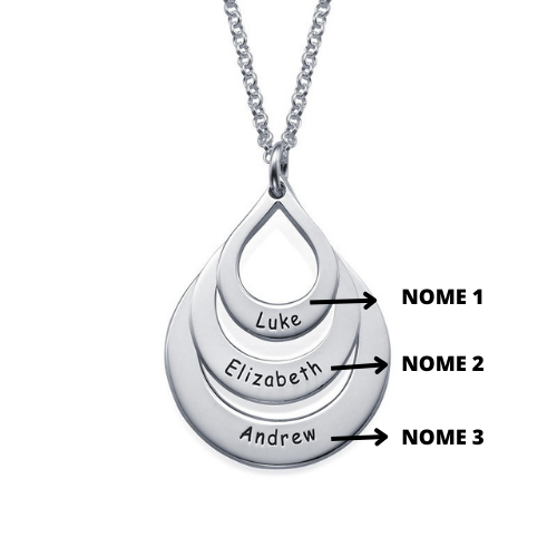 Colar Elos Personalizados - Presente Especial para o Dia das Mães