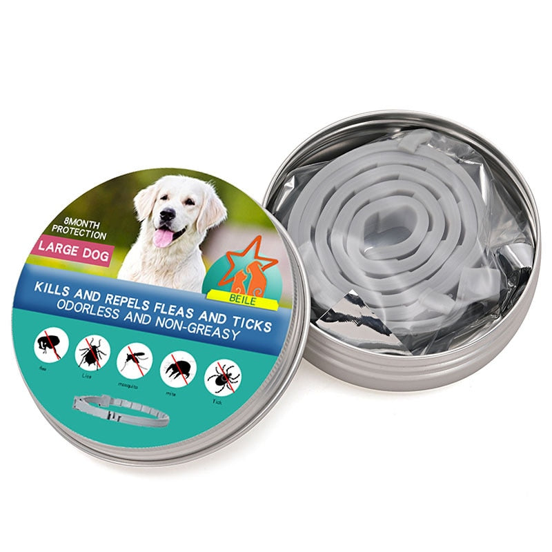 Colar Anti-Pulgas para Cachorro e Gato