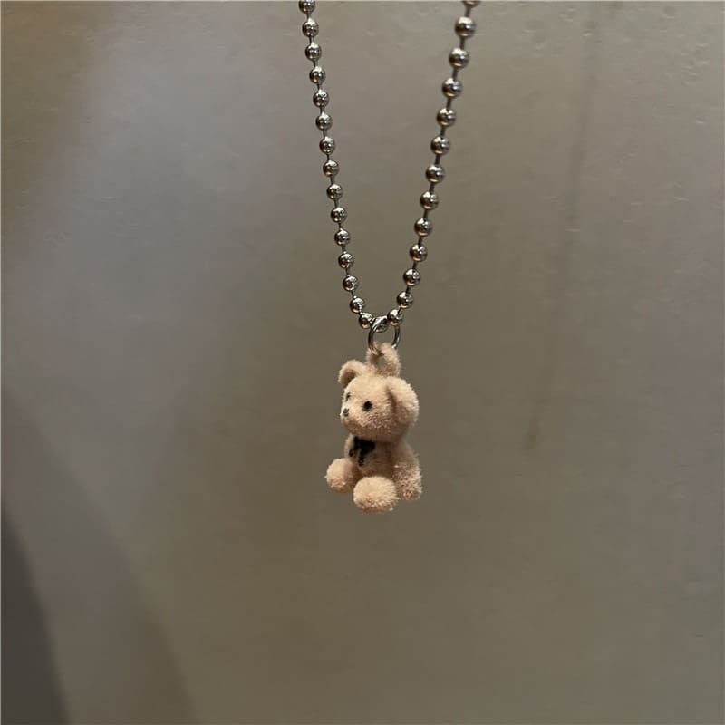 Colar com Pingente de Urso - Urso Fofinho - Confiança em Si