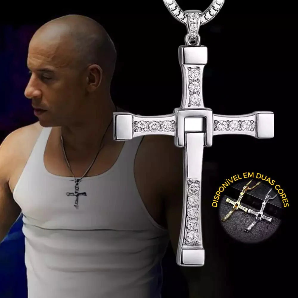 Corrente Cruz Masculina Dominic Toretto Velozes e Furiosos