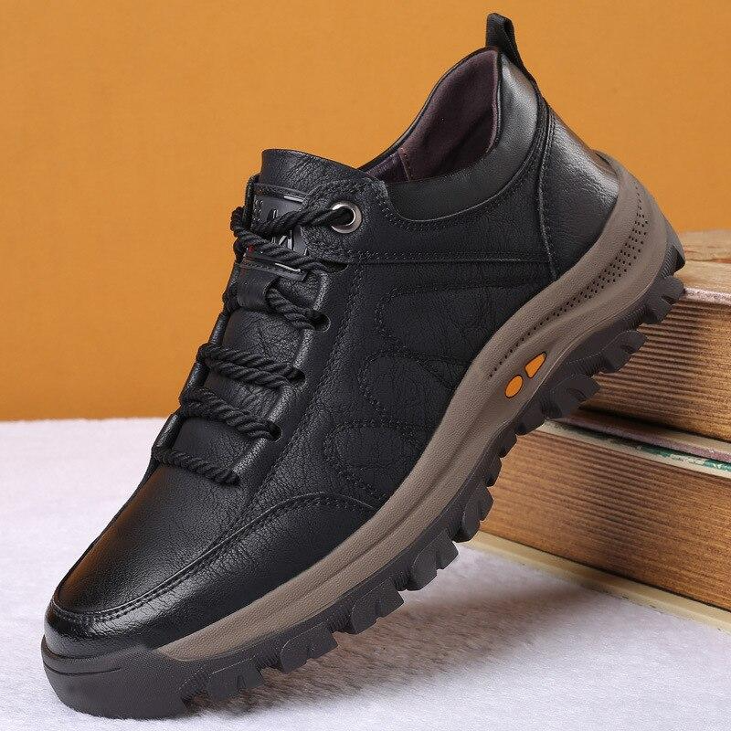 3 Sapatos Antiderrapante de Couro de Alta Qualidade - LEVE 3 PAGUE 1 | QUEIMA de ESTOQUE