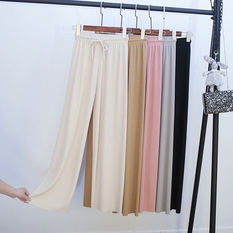 Kit de 3 Calças Seda Gelo / Moda Primavera Verão!