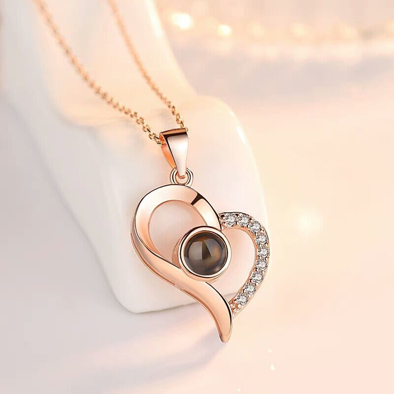 Colar com Foto Personalizada - Amor de Mãe 🌹💖