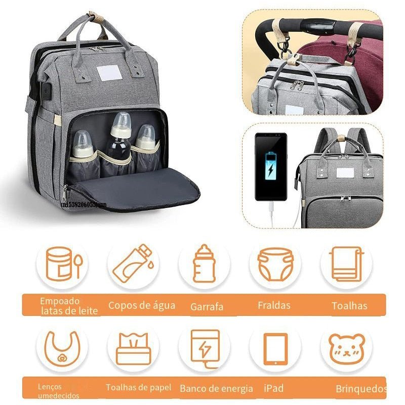 Mochila Berço Portátil