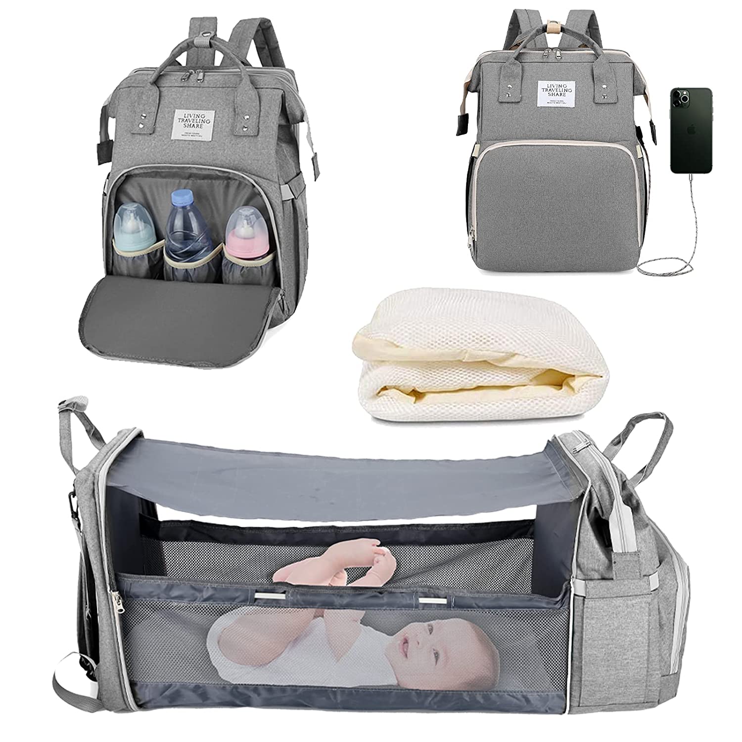 Mochila Berço Portátil