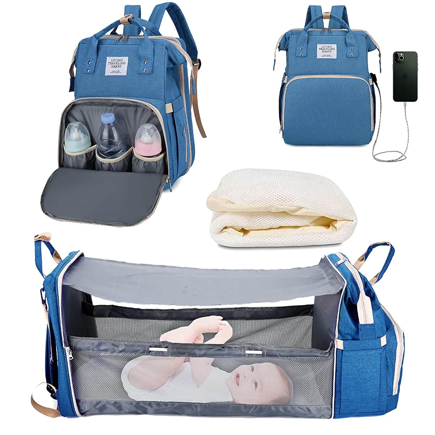 Mochila Berço Portátil