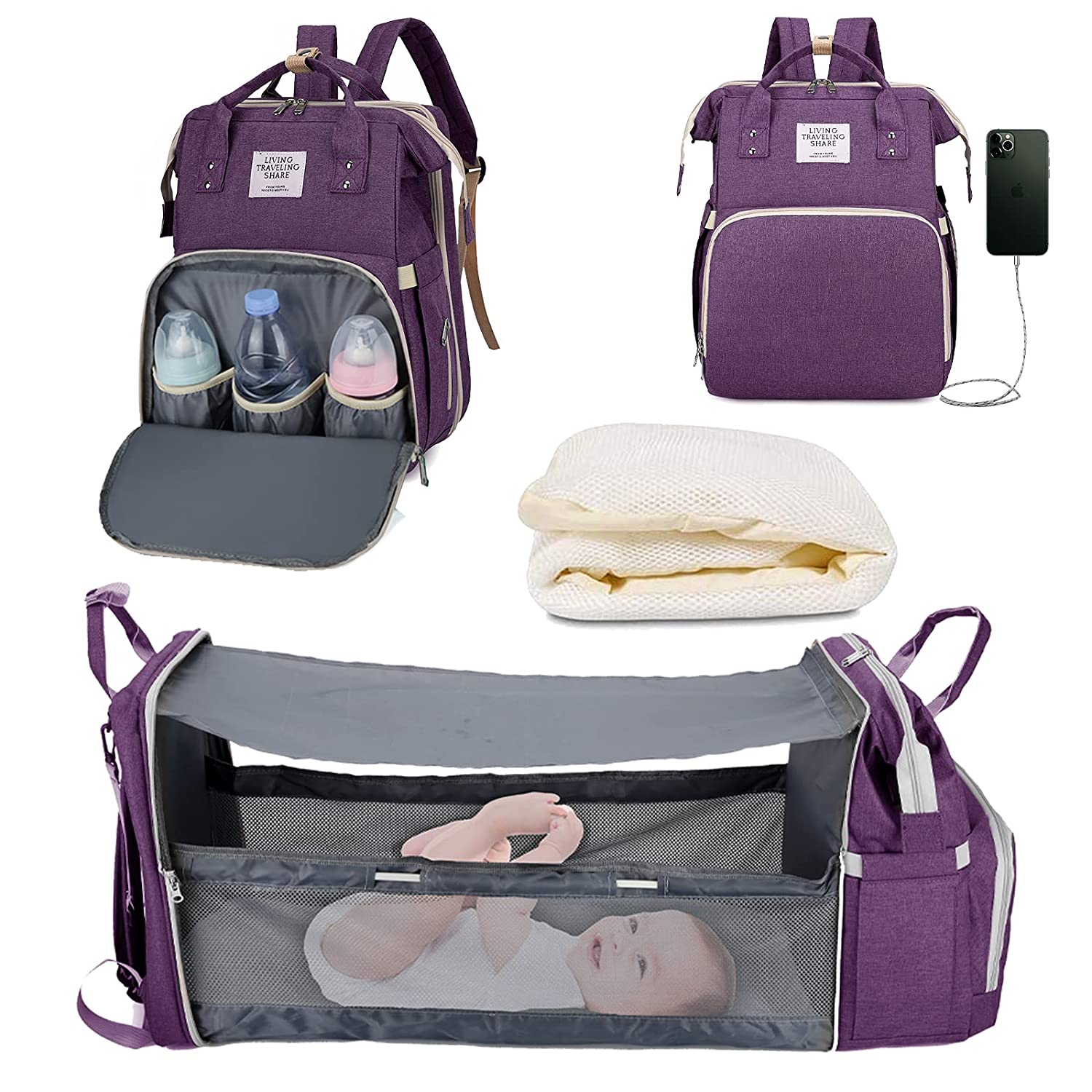 Mochila Berço Portátil