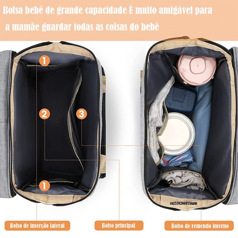 Mochila Berço Portátil