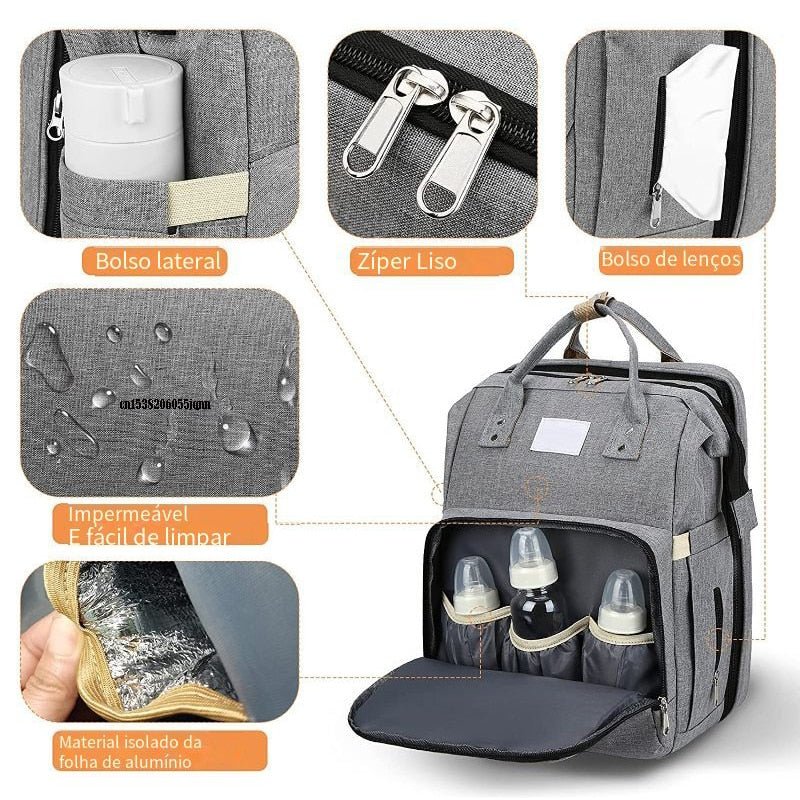 Mochila Berço Portátil