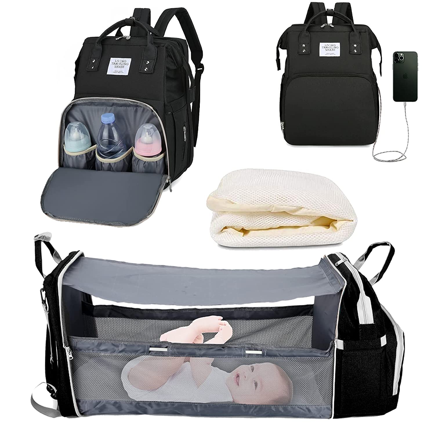 Mochila Berço Portátil