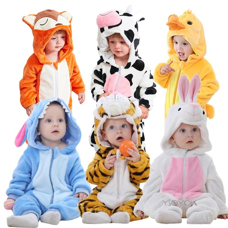 Pijamas de Animais Temáticos para Crianças